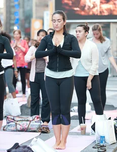 Candid yoga girls
