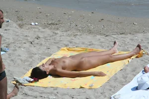 Continesti nude beach girls in Romania