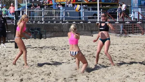 Weymouth beach volleyball girls 2018
