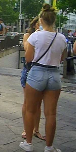Short shorts central station(low budget Spy cam)