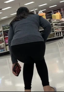 Asian milf with pretty thick booty at Target