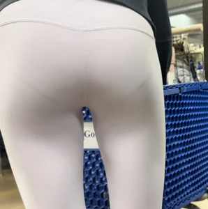 Petite butt in Lulu leggings VPL