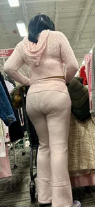 Pink see through VPL‼️