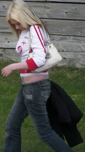 Cute Blonde In Jeans