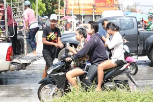 Water Festival girls in Thailand