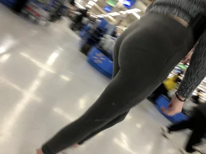 Tight Ass in Pants Supermarket Creepshot