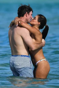 Brooks Nader looking sexy in a little bikini on a beach in Miami