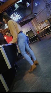 Sexy Big Booty in Blue Jeans Creepshots Gallery