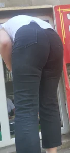 Armenian milf bending huge ass in black and blue jeans mega post