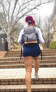 DIVINE redbone college athlete - booty shorts + VPL