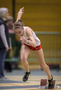 Canadian girls at an Alberta track and field tournament