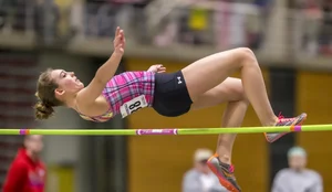 Canadian girls at an Alberta track and field tournament