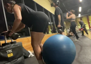 big booty in leggings shorts