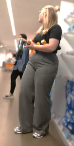 Office Pants Phat Ass Blonde PAWG