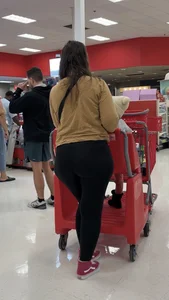 Insane pawg with insane hips and an incredible VTL in see through leggings