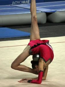 Candid gymnastics girls