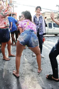 Water Festival girls in Thailand