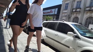 College lesbian couple (oc)