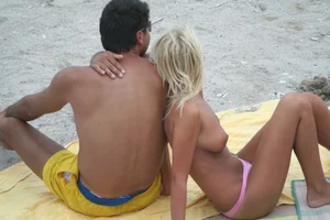 Continesti nude beach girls in Romania