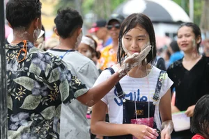 Water Festival girls in Thailand