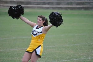 Candid cheerleaders