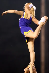 Candid cheerleaders