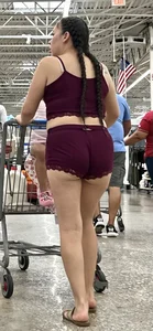 [OC] Hot Latina ASS Out in Sexy super revealing pajamas @ Walmart