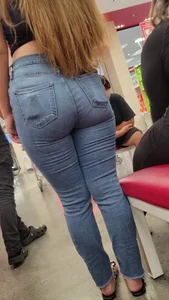 Hottie teen at shoe store