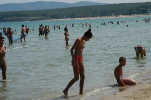 Sexy girls on nude beach Promorsk in Bulgaria