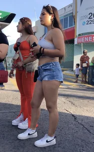 cute latina showing cheeks !!!