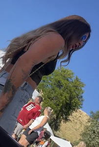 Hot college girl squeezed into those jeans