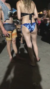 Party girls in bikinis, thongs and swimsuits