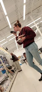 College Girl with a Nice Ass Bending Over in Jeans! (OC)