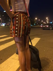 Hot Legs in Shorts And Booty Closeup Creepshots Gallery - on a Subway Escalator and on a Crosswalk