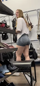 GRADE A+++ Bubble Butt Spandex Teen *CAUGHT* and She Films Back