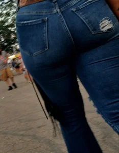 Sexy cowgirl in jeans