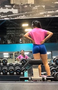 Asian working out💦