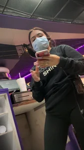 Tiny Latina Coworker Bubble Booty & TIGHT Cameltoe Leggings
