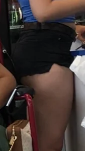 Cheeky shorts checking out