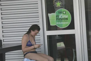 Candid Florida beach and bikini girls