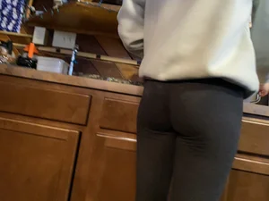 Tiny college girl blonde bar maid!!