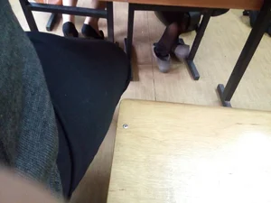 College candid teens