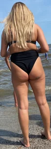 Standers on the beach