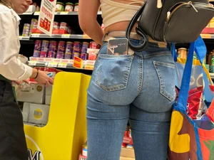 Ass in jeans