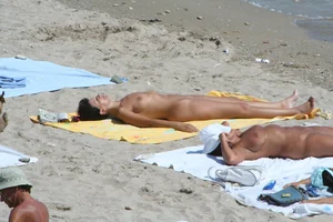 Continesti nude beach girls in Romania