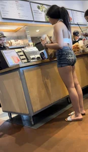 Mexican chick dressed up very slutty for us