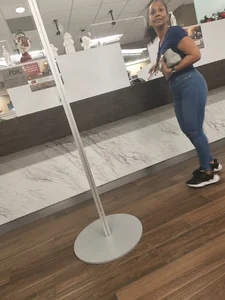 Light skin ebony with a phat butt