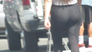 Teen VPL Black Tights