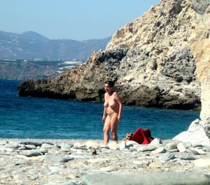 Nude beach and topless girls