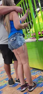 Cute Blonde Milf in shorts